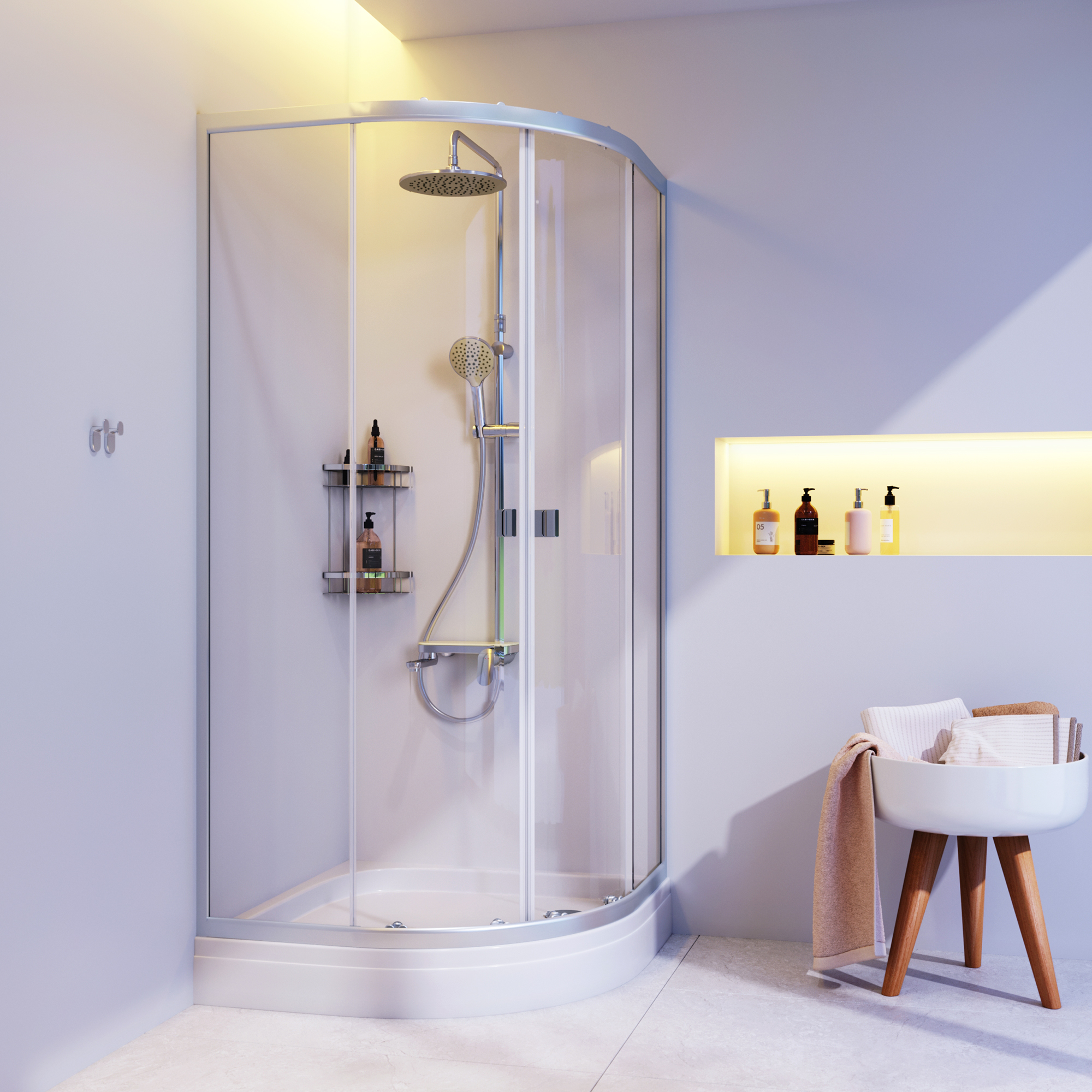 3D visualization bathroom